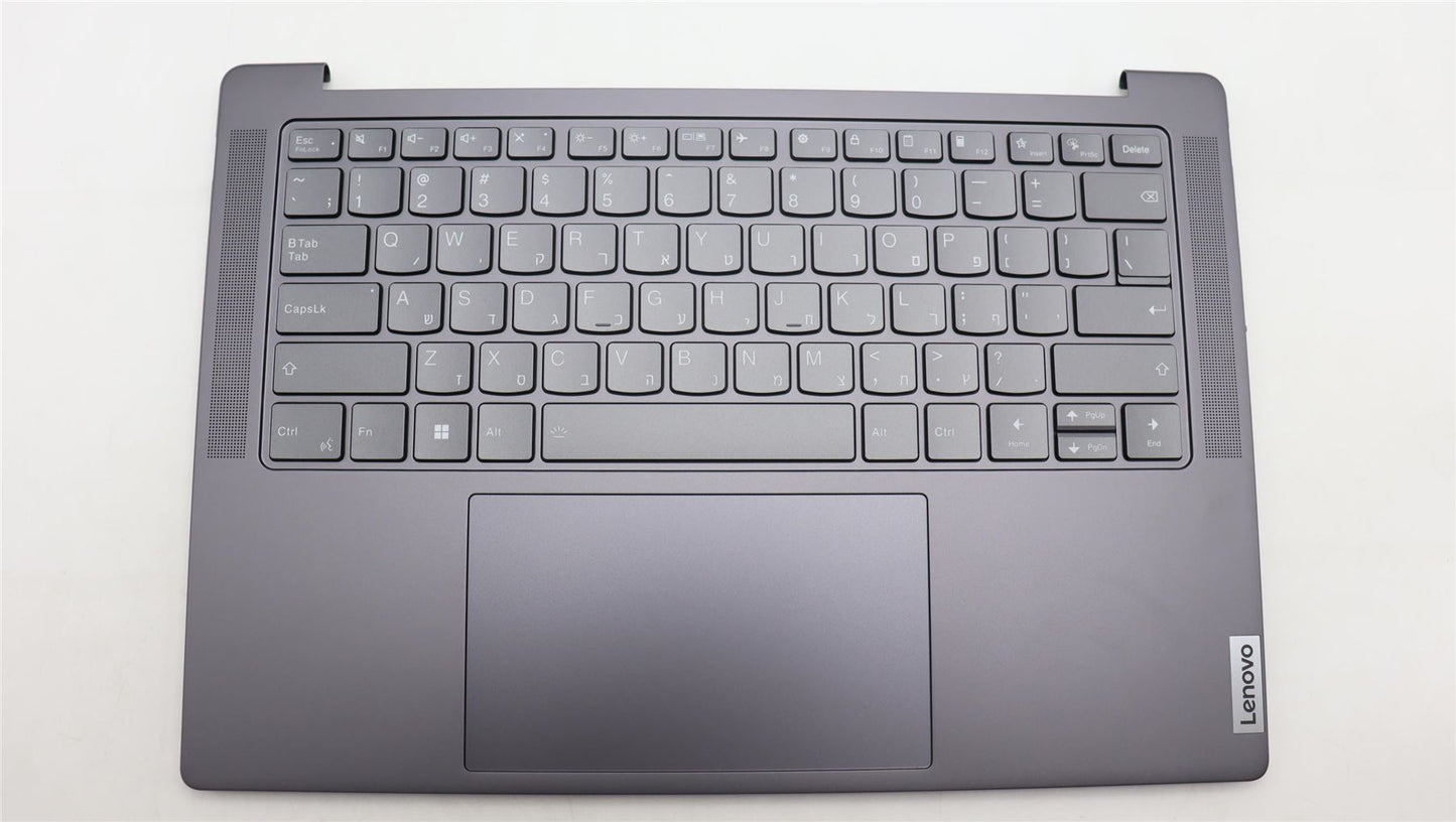 Lenovo Yoga 7 14IRH8 Palmrest Cover Touchpad Keyboard Hebrew 5CB1L39414