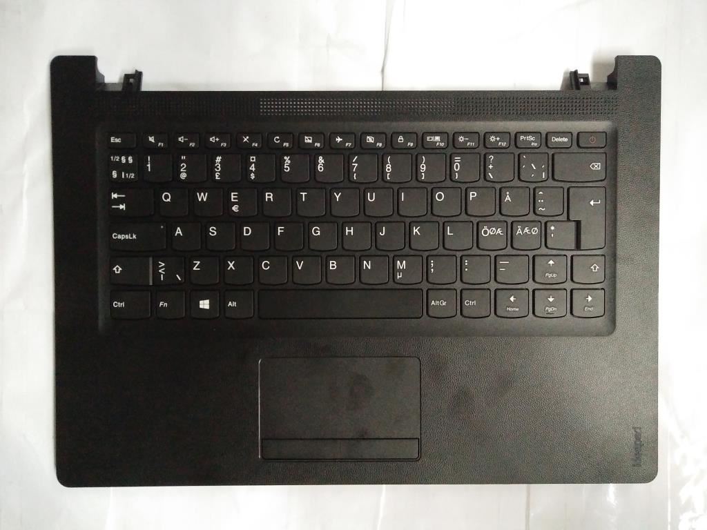 Lenovo IdeaPad 110-14IBR Tastatur Handballenauflage Nordic Black 5CB0L45767