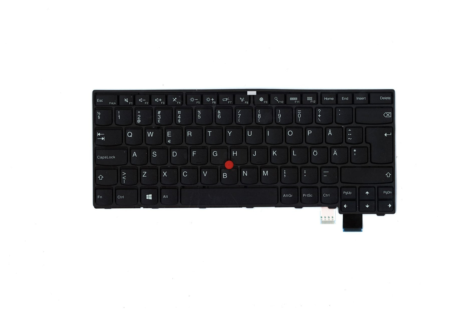 Lenovo ThinkPad T460s 13 Keyboard Swedish Finnish Black 01YR072