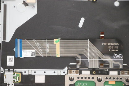Lenovo Yoga 7-14ACN6 Keyboard Palmrest Top Cover Italian Grey 5CB1D12396