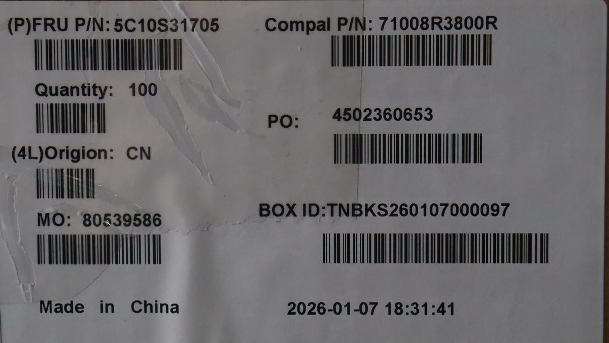 Lenovo USB/B C 83Q7 USB FFC Cable 5C10S31705