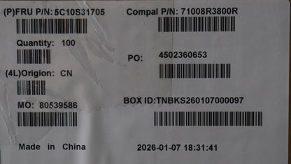 Lenovo USB/B C 83Q7 USB FFC Cable 5C10S31705