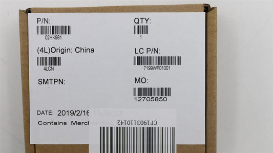 Lenovo ThinkPad P14s 1 P14s 2 T14 1 T14 2 T490 P43s NFC Cable 02HK981