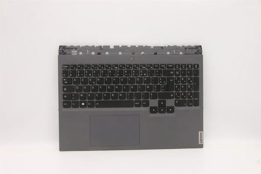 Lenovo 5 16ITH6 Palmrest Cover Touchpad Keyboard French Slate Grey 5CB1D10479