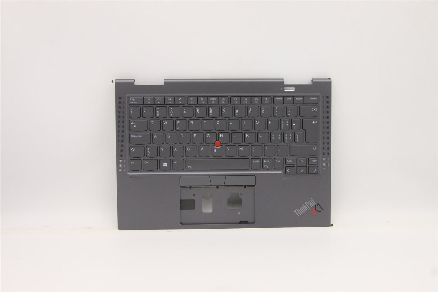 Lenovo Yoga X1 6th Keyboard Palmrest Top Cover Swiss Grey 5M11C40974