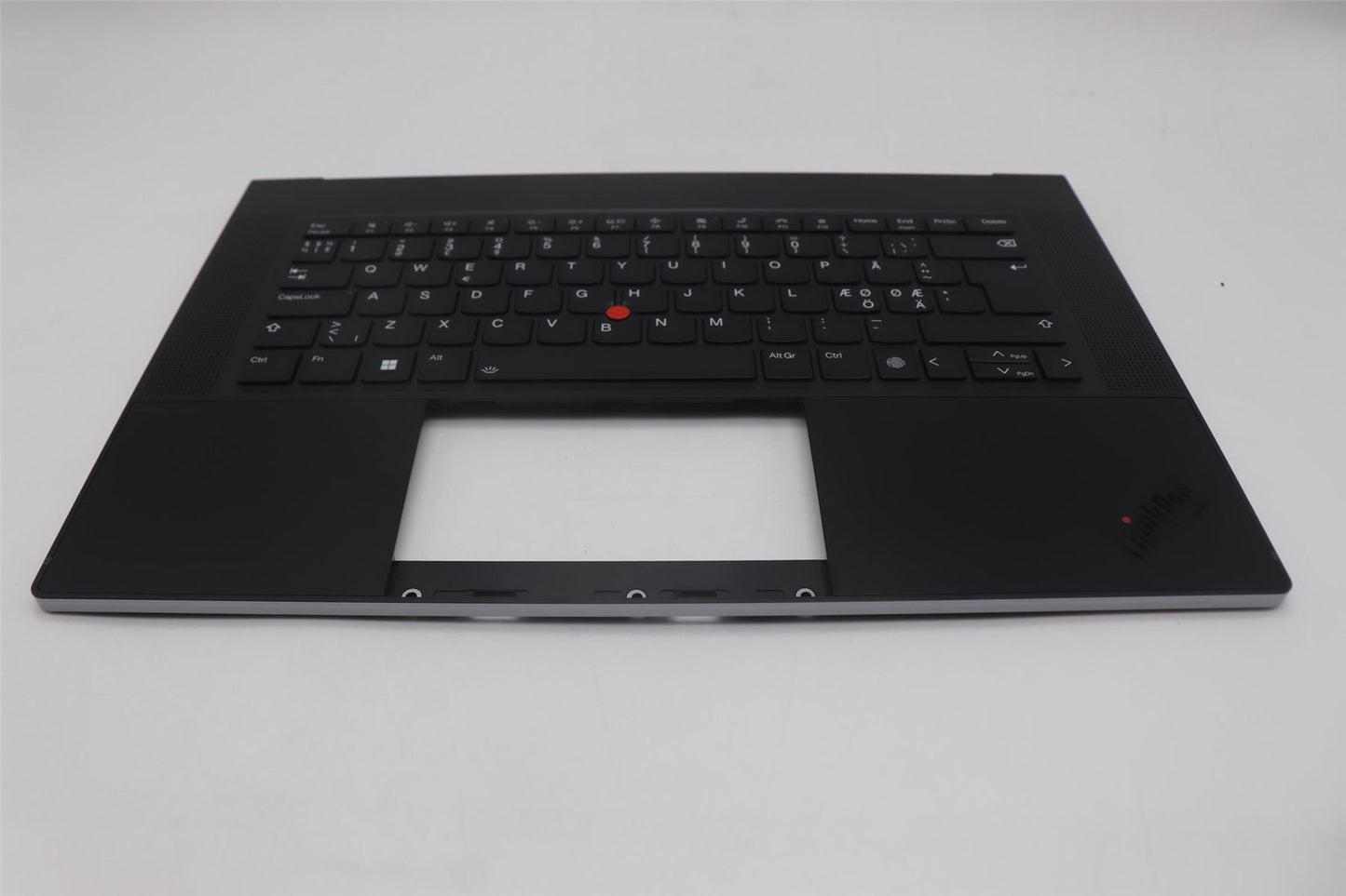 Lenovo ThinkPad Z16 Gen 1 Keyboard Palmrest Top Cover Nordic Black 5M11J13386