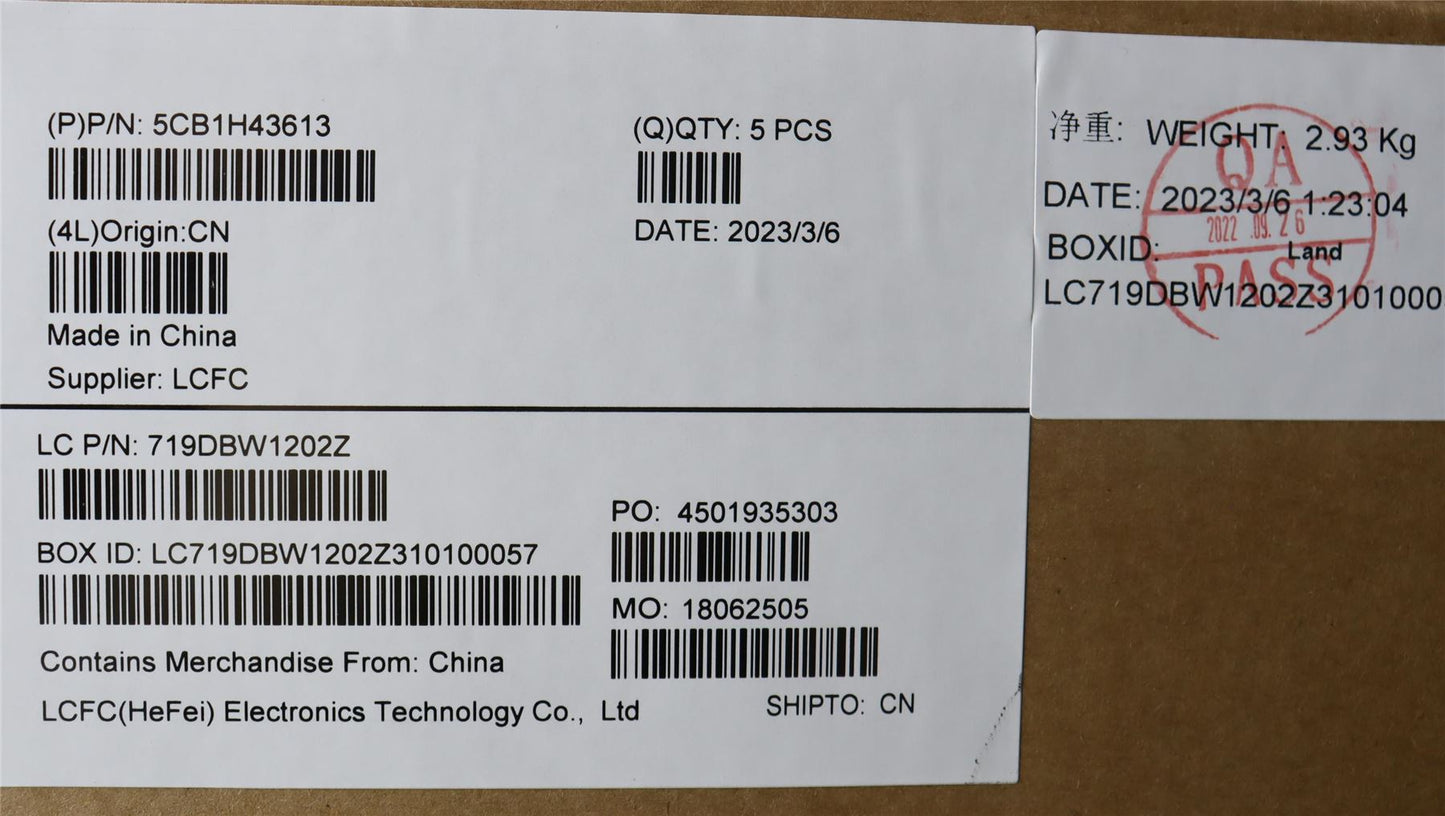 Lenovo IdeaPad 3 14IAU7 Palmrest Cover Touchpad Keyboard Abyss Blue 5CB1H43613