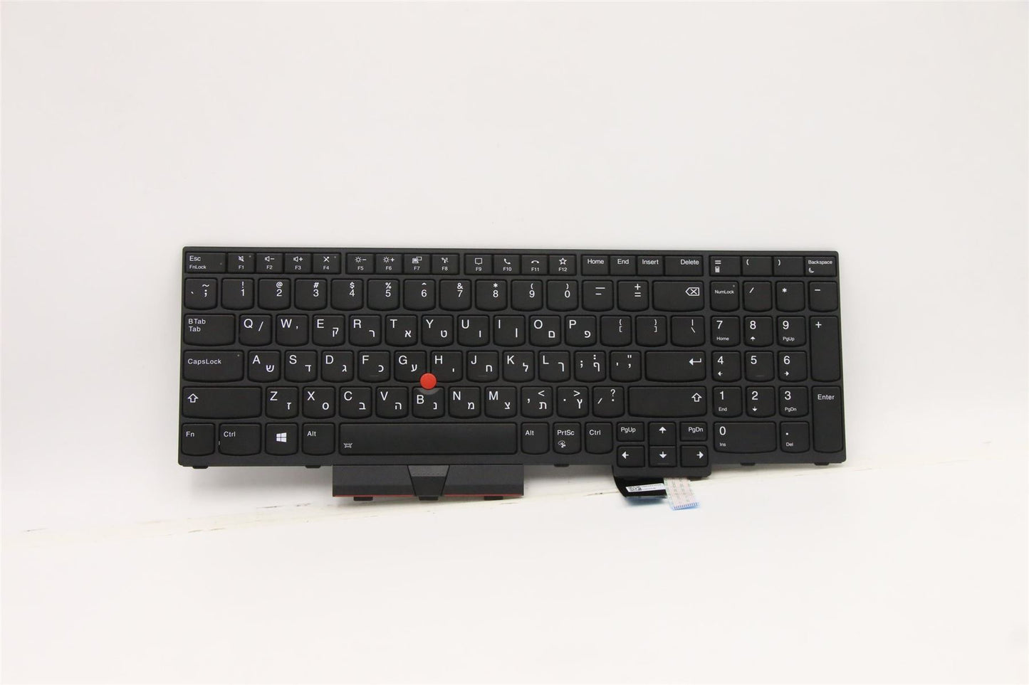 Lenovo ThinkPad T15g 1 P15 1 Tastatur Hebräisch Schwarz Hintergrundbeleuchtung 5N20Z74835