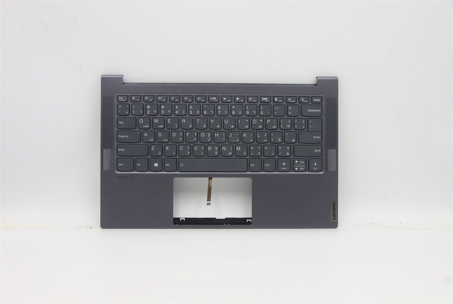 Lenovo Yoga 7-14ARE05 Keyboard Palmrest Top Cover Arabic Grey 5CB0Z32097