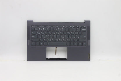 Lenovo Yoga 7-14ARE05 Keyboard Palmrest Top Cover Arabic Grey 5CB0Z32097