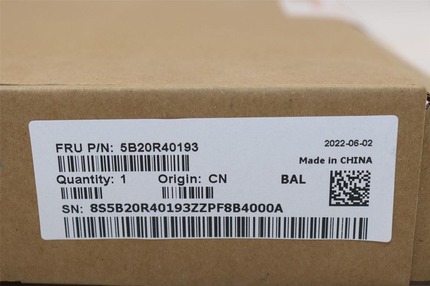 Lenovo MBL81FV WINI58300GTX1050 2GWHBL 5B20R40193