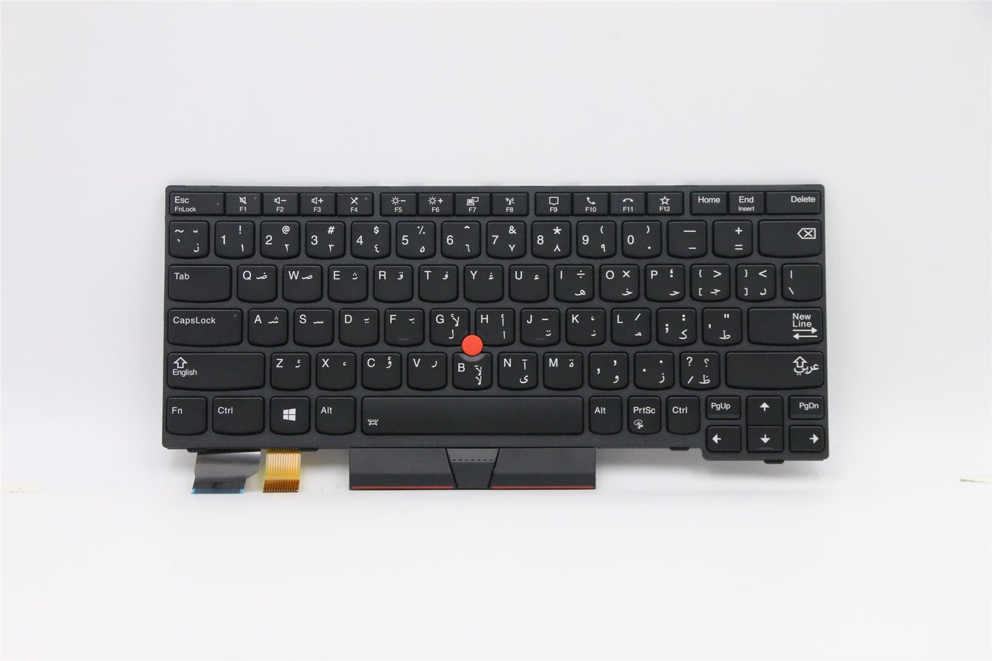 Lenovo ThinkPad L13 2 X13 Tastatur Arabisch Schwarz Hintergrundbeleuchtung 5N20V43042