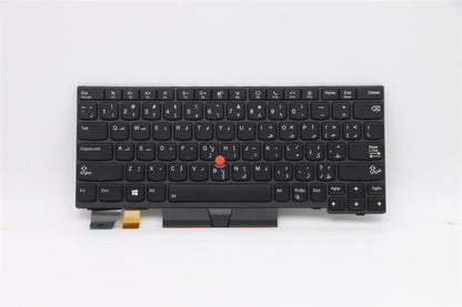 Lenovo ThinkPad L13 2 X13 Clavier Arabe Noir Rétroéclairé 5N20V43042