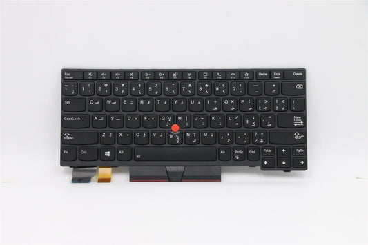 Lenovo ThinkPad L13 2 X13 Clavier Arabe Noir Rétroéclairé 5N20V43042