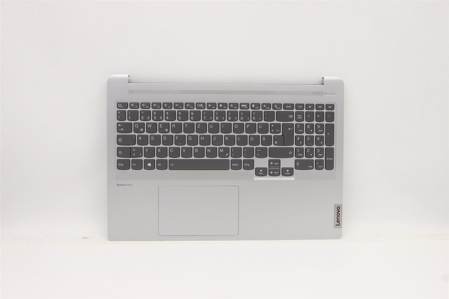 Lenovo Pro 5 Pro-16ACH6 Keyboard Palmrest Top Cover German Silver 5CB1C74911