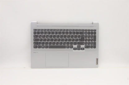 Lenovo Pro 5 Pro-16ACH6 Keyboard Palmrest Top Cover German Silver 5CB1C74911