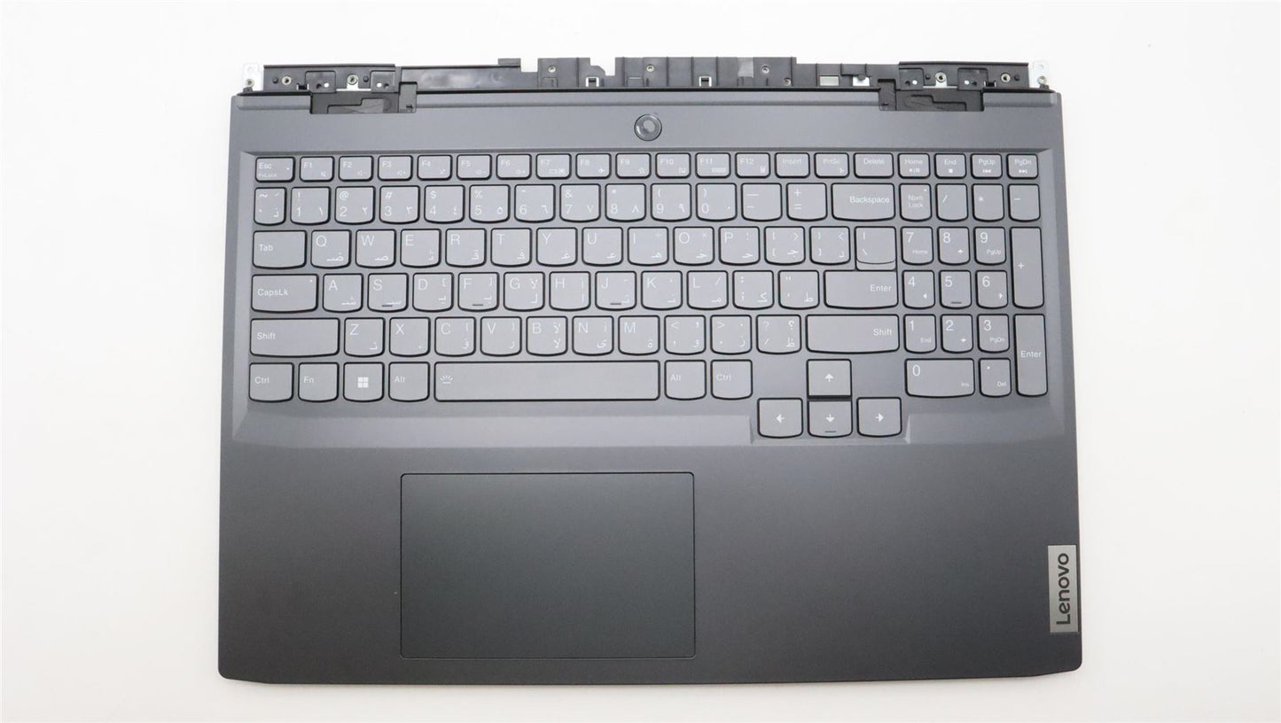 Lenovo IdeaPad 3 16IAH7 Palmrest Cover Touchpad Keyboard Arabic Black 5CB1J09519