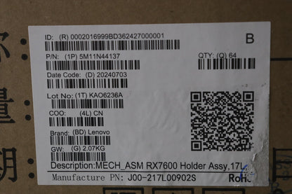 Lenovo MECH_ASM RX7600 Assy,17L,HK Holder Board 5M11N44137