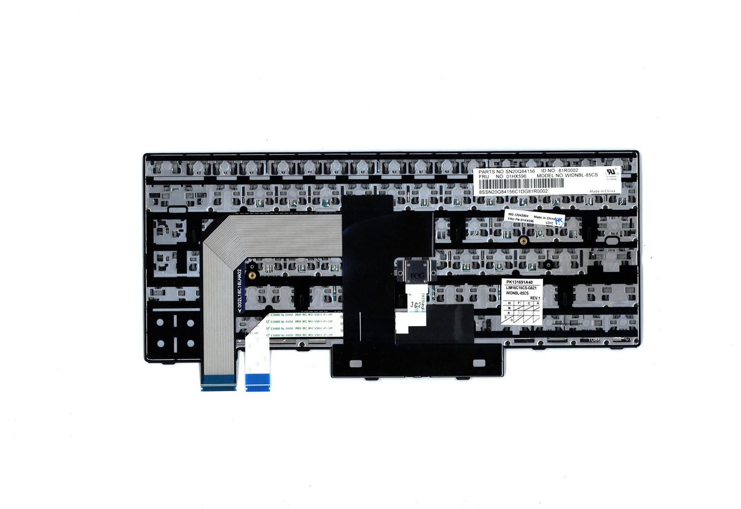 Lenovo ThinkPad T480 A485 Keyboard Czech Slovakian Black 01HX598