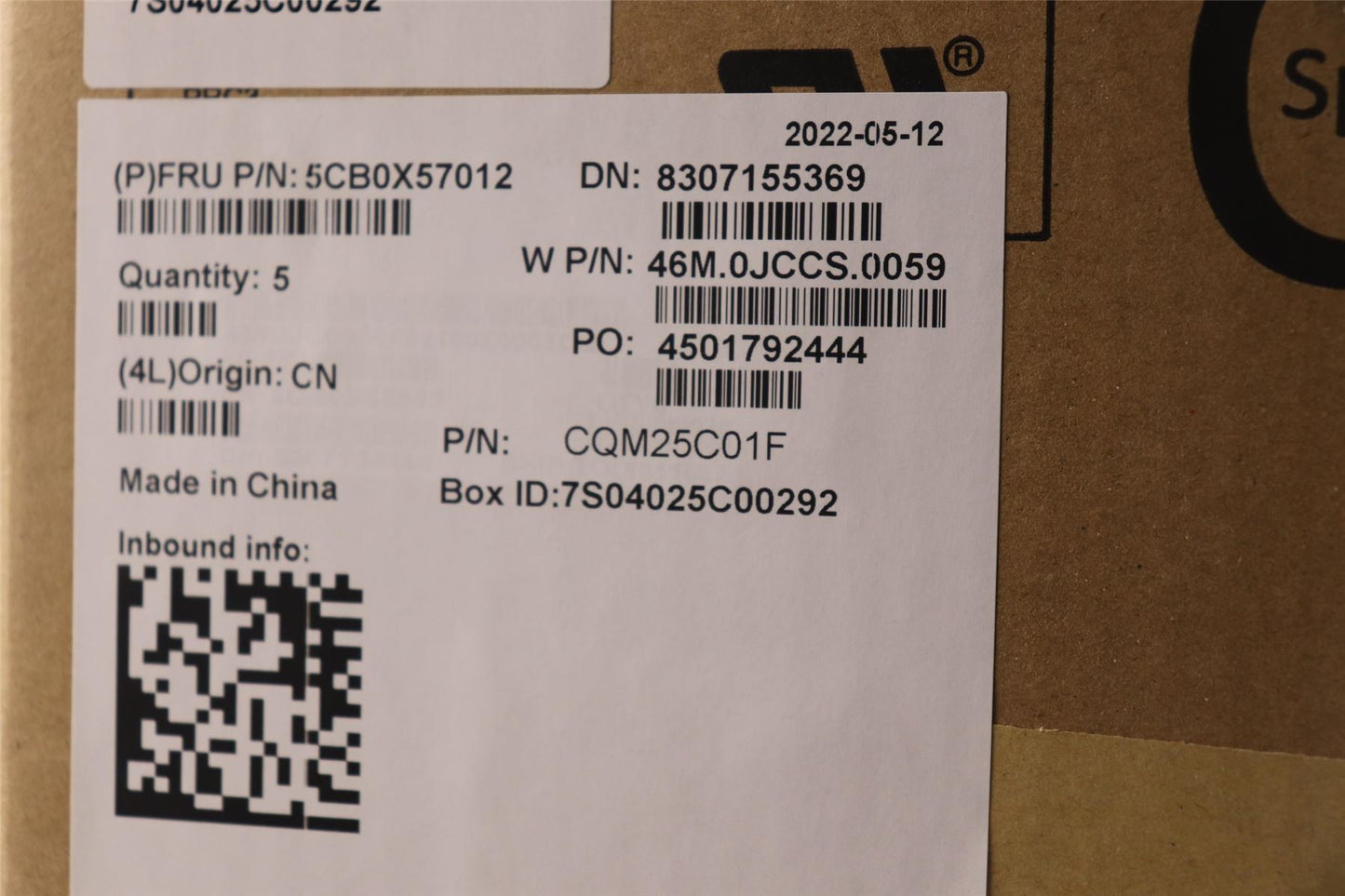 Lenovo Upper Case ASM_BE W 81VU IB 5CB0X57012