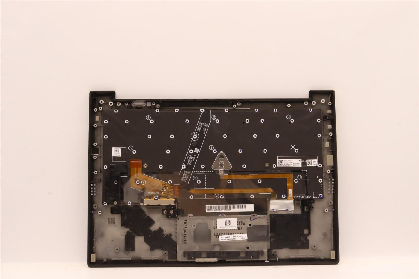 Lenovo Carbon X1 9th Keyboard Palmrest Top Cover German Black 5M11C53233