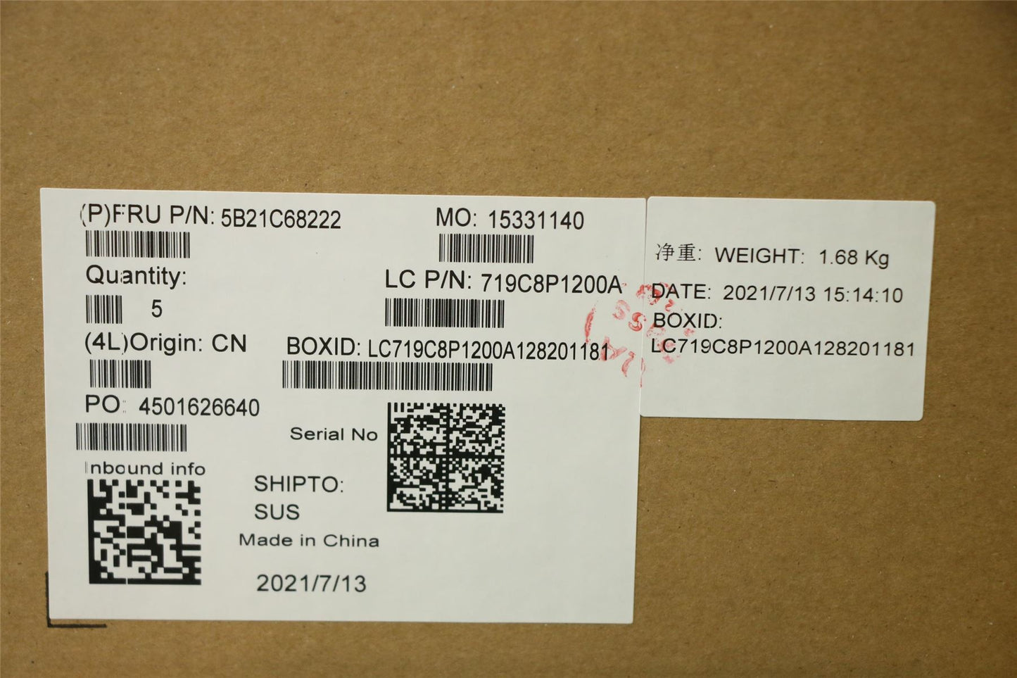 Lenovo 5B21C68222 MB L82K8 NOK R75800HRTX30606G8G