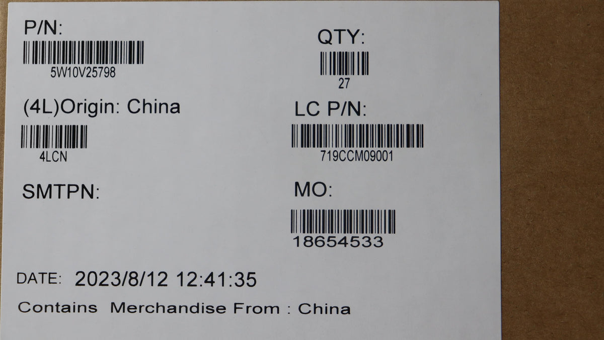 Lenovo WIRELESS Wireless,WAN,FXN,X55 sub6 DT Foxconn Board 5W10V25798