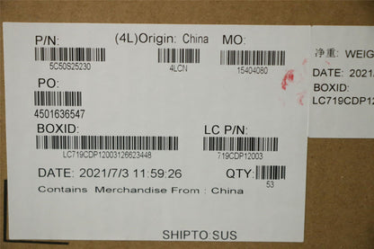 Lenovo Sensor_Board L 82M7 NSD631 HS36A 5C50S25230