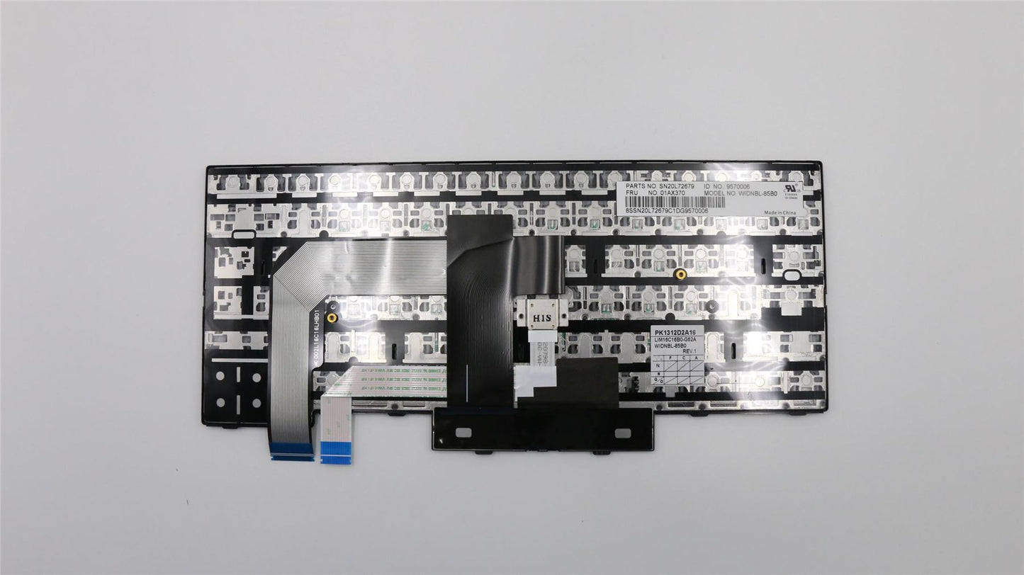 Lenovo ThinkPad T470 A475 Keyboard Belgian Black 01AX370