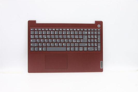 Lenovo IdeaPad 3 15ADA05 Palmrest Cover Touchpad Keyboard Italian Red 5CB1D02093