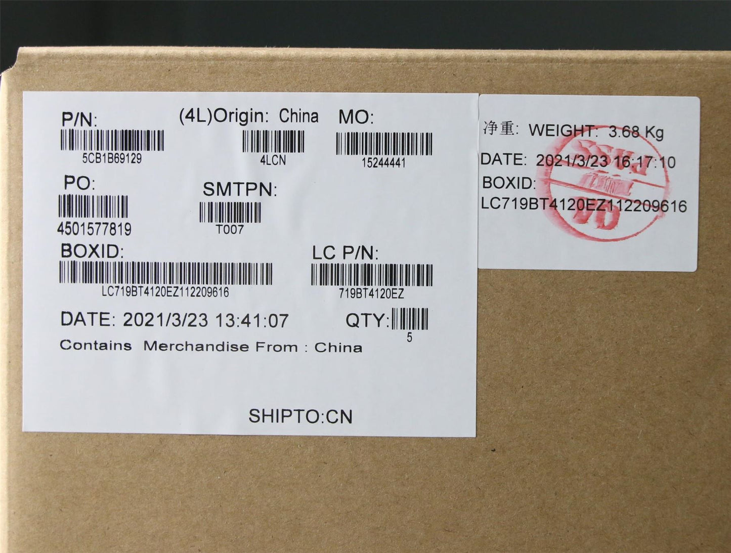 Lenovo IdeaPad 3-15ITL6 3-15ALC6 Keyboard Palmrest Top Cover US Grey 5CB1B69129