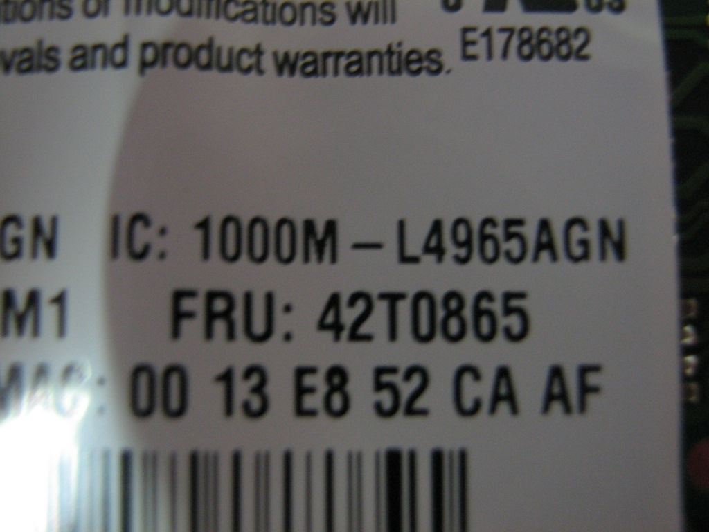 Lenovo FRU Kedron_N Board 42T0865