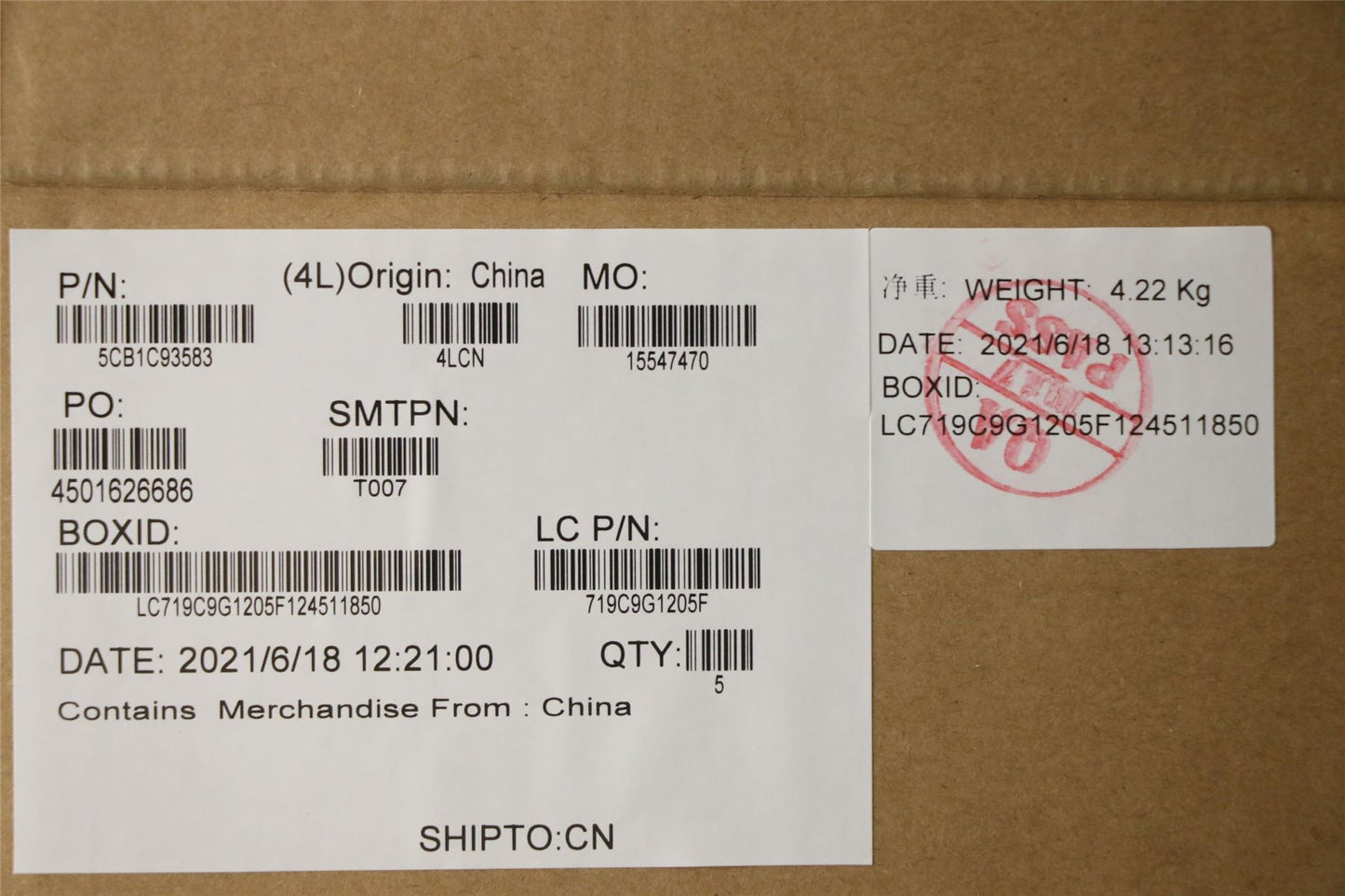 Lenovo Upper Case ASM_RUS L82JS STw/BUWRF 5CB1C93583