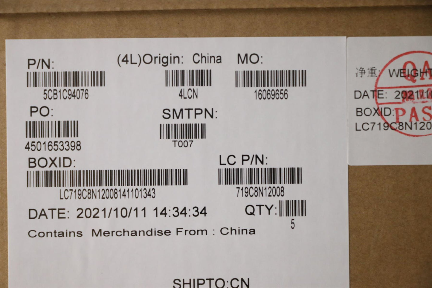 Lenovo Legion S7-15ACH6 Keyboard Palmrest Top Cover Portuguese Grey 5CB1C94076
