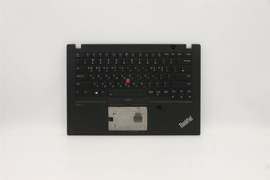 Lenovo ThinkPad T14s Keyboard Palmrest Top Cover Korean Black Backlit 5M10Z41517