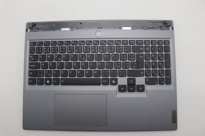 Lenovo Legion 5 16IRX9 Palmrest Cover Touchpad Keyboard Grey 5CB1P55661