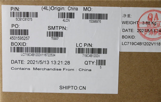 Lenovo IdeaPad 3-17ADA6 3-17ALC6 Keyboard Palmrest Top Cover Grey 5CB1C81075