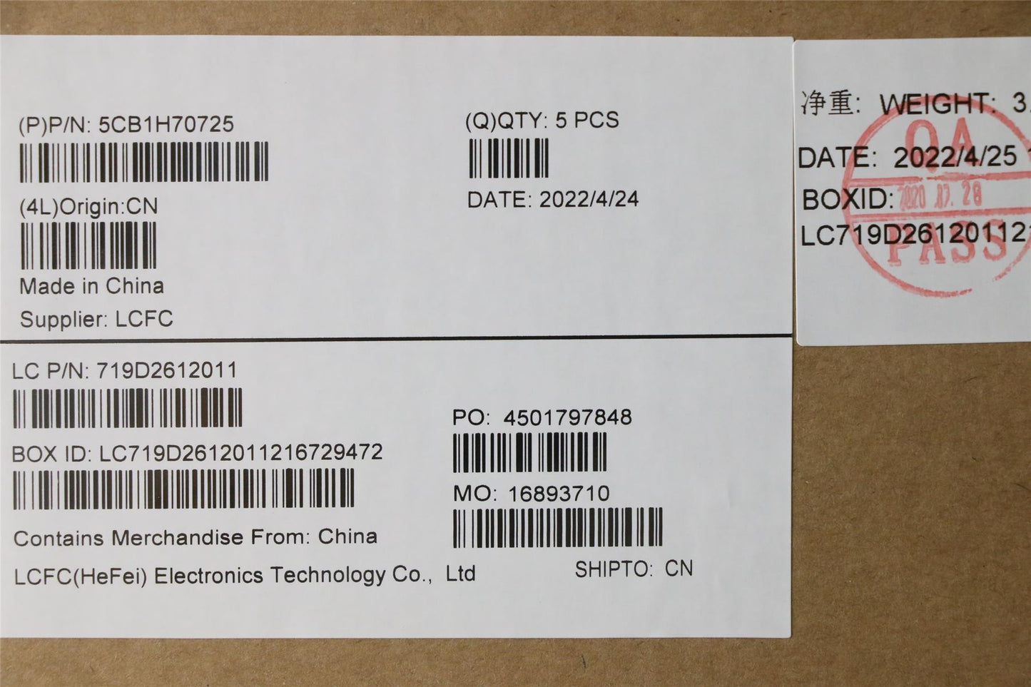 Lenovo Upper Case ASM_HBW L82R4 NFPCG 5CB1H70725