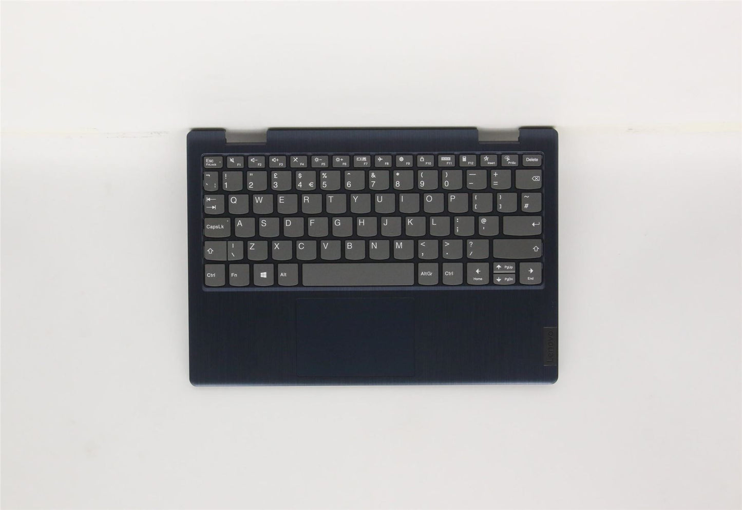 Lenovo Flex 3-11ADA05 Palmrest Cover Touchpad Keyboard UK Blue 5CB0Z53027