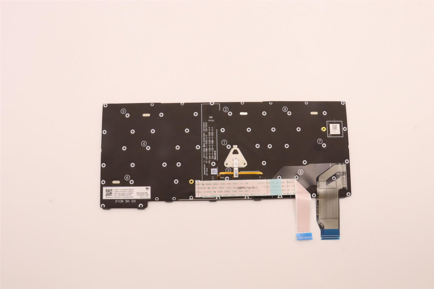 Lenovo ThinkPad L13 Gen 3 X13 Gen 3 L13 Gen 4 Keyboard Nordic Black 5N21H77238