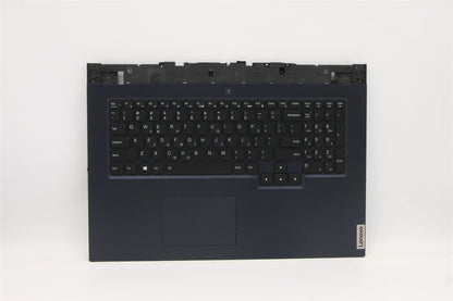 Lenovo 5 17ACH6H Palmrest Cover Touchpad Keyboard Greek Phantom Blue 5CB1C19233