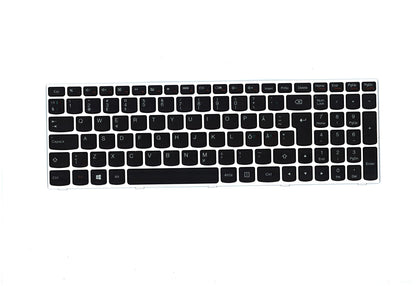 Lenovo IdeaPad 300-15ISK Keyboard Nordic Light Silver 5N20K13009