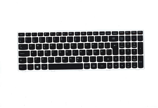 Lenovo IdeaPad 300-15ISK Keyboard Nordic Light Silver 5N20K13009