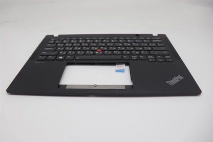 Lenovo ThinkPad X13 Gen 4 Keyboard Palmrest Top Cover Ukrainian Black 5M11H94466
