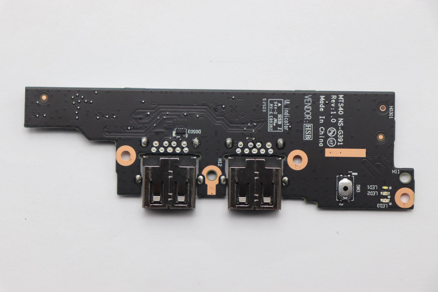 Lenovo CARDPOP PCBA NSG391 MTS40 B VGT I/O Board 5C51R91715