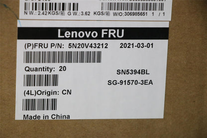 Lenovo ThinkPad L13 2 X13 Keyboard Indian US Black Backlit 5N20V43212
