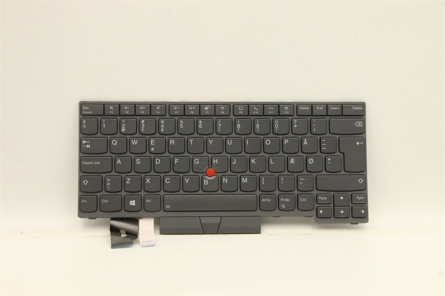 Lenovo ThinkPad T14 Gen 2 P14s Gen 2 Keyboard Danish Grey Backlit 5N21B08348