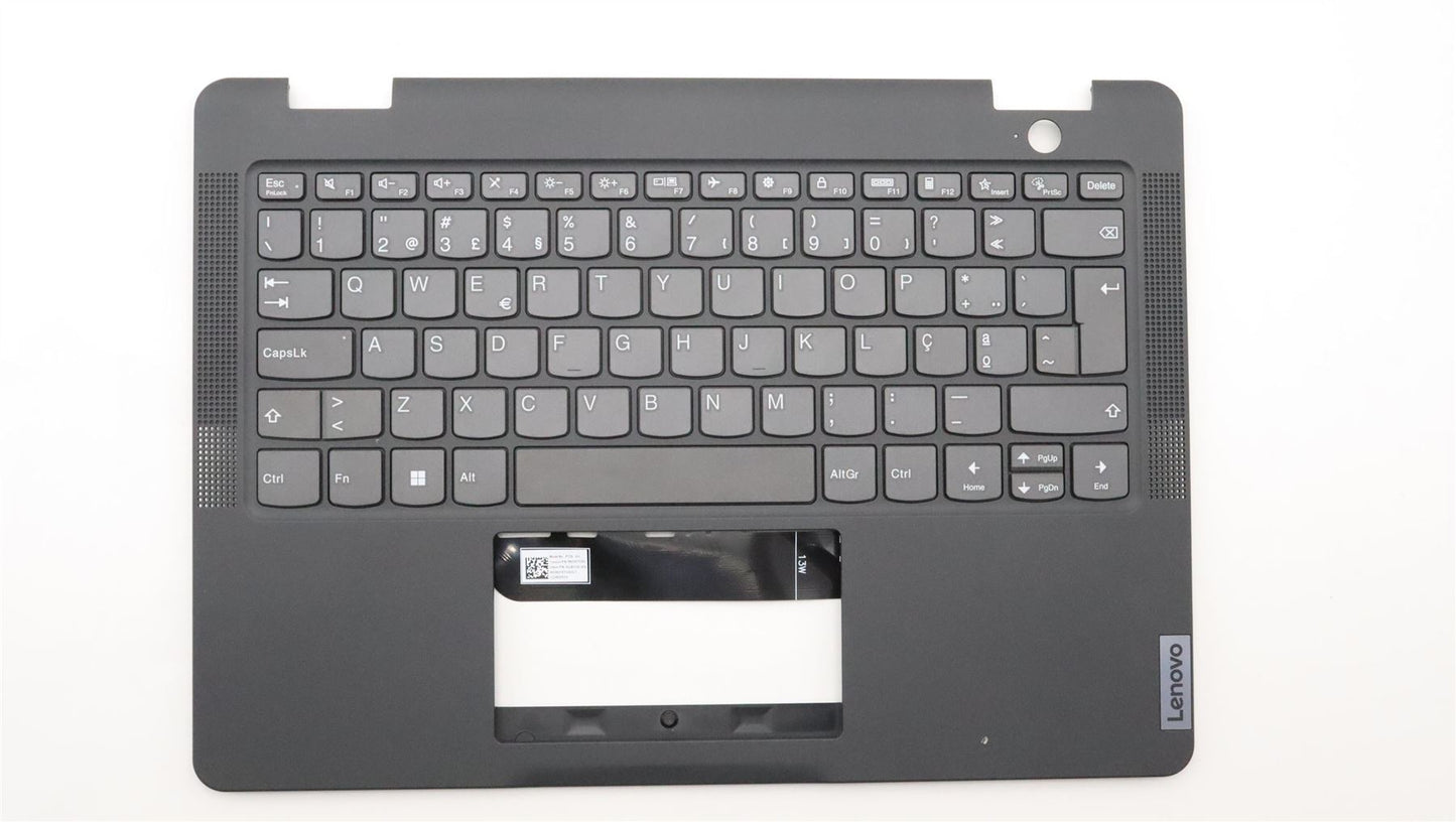 Lenovo 13w Gen 2 Keyboard Palmrest Top Cover Portuguese Black 5M11F25652