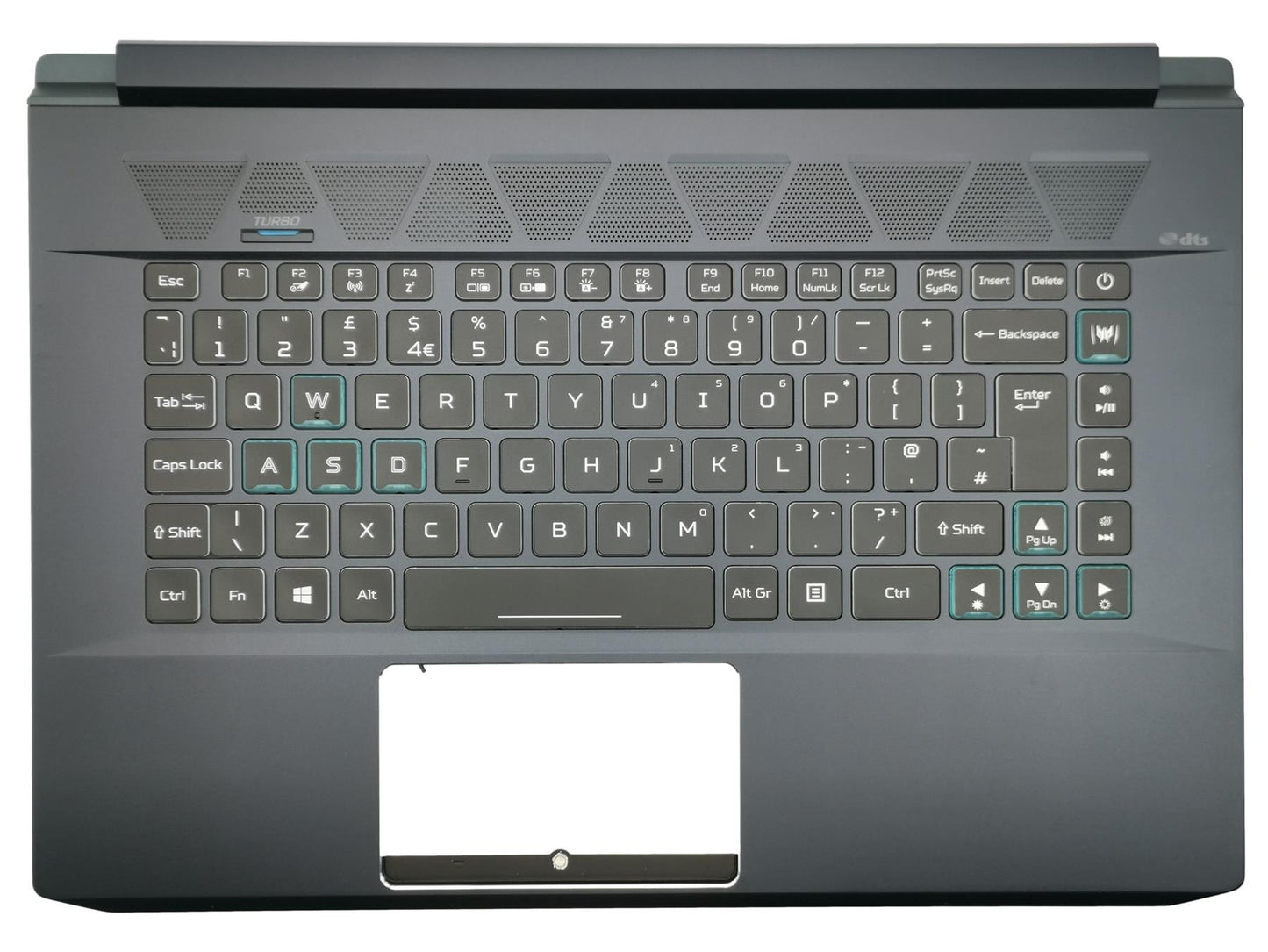 Acer Predator Triton PT515-52 Palmrest Cover Keyboard UK Black 6B.Q6WN1.026