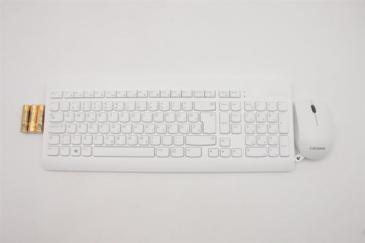 Lenovo IdeaCentre 3-24IMB05 3-24ARE05 Wireless Keyboard Mouse White 5KM1C03384